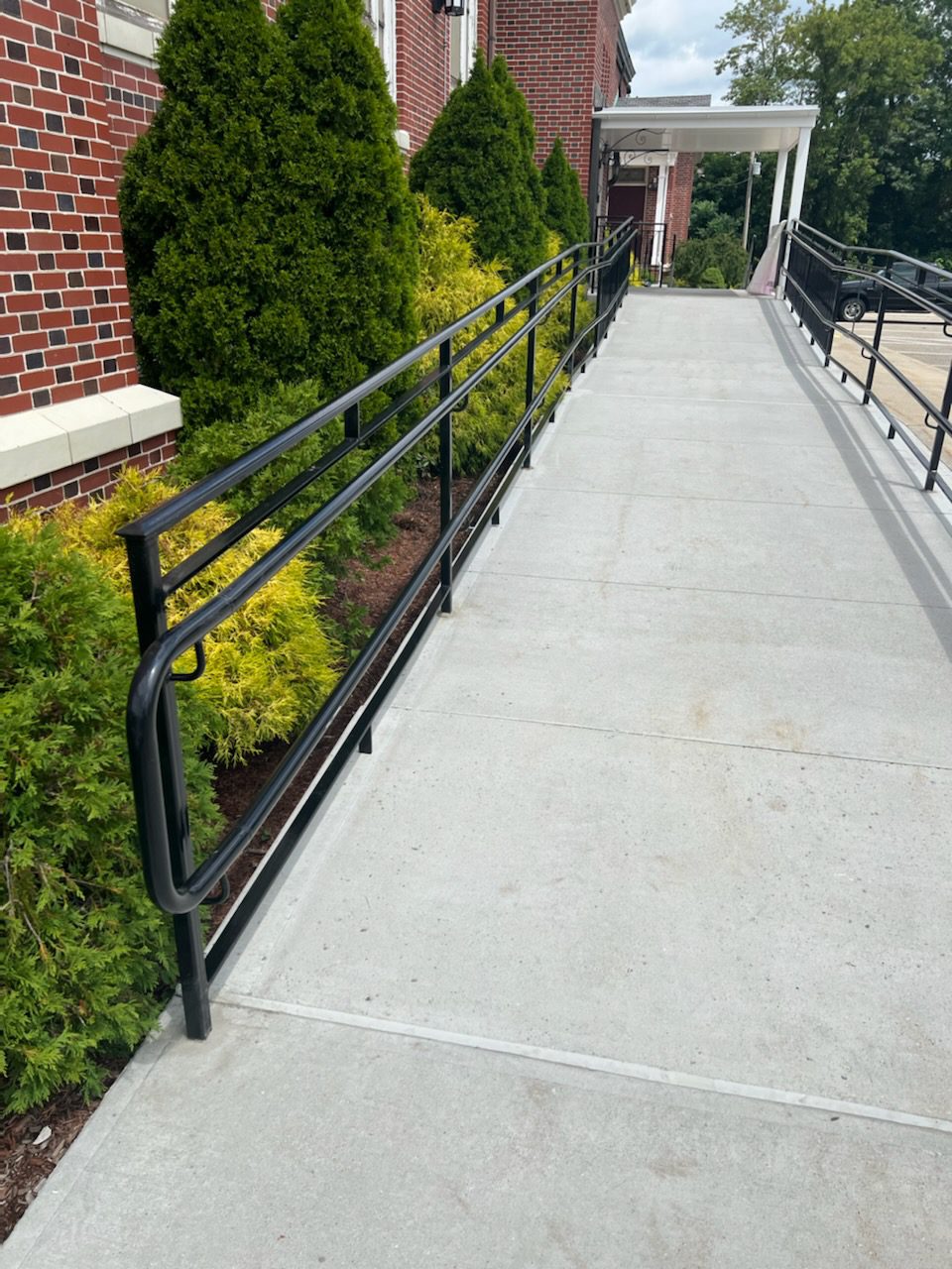 Sacred Heart church new walkway